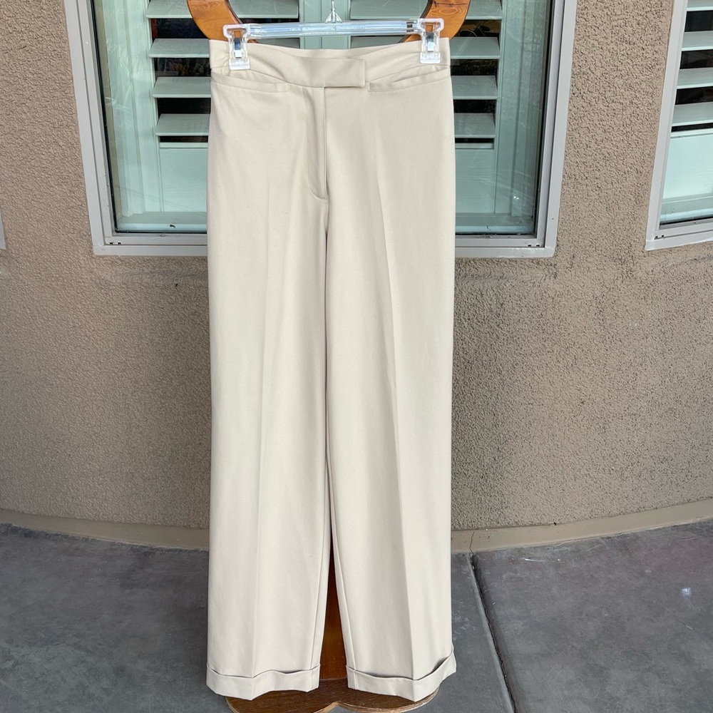 LIZE CLAIRBORNE -  Cream Women's Pants